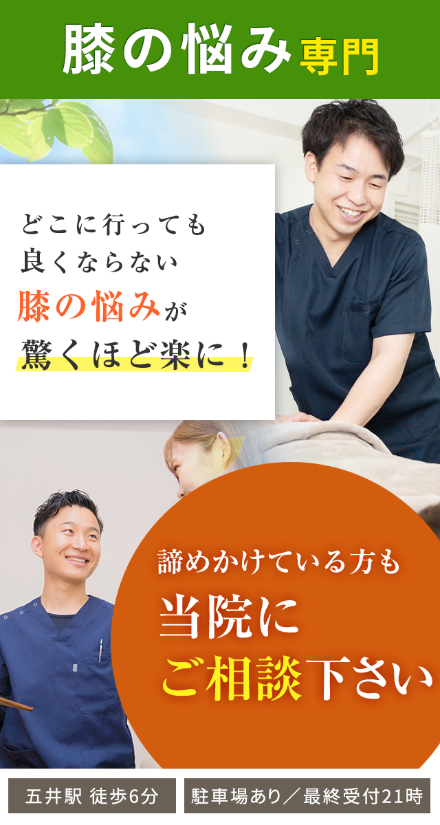 膝の悩み専門